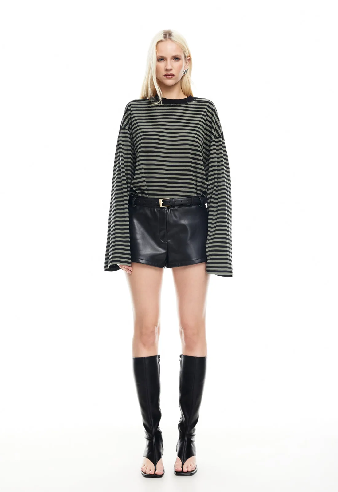 BLOOM LONG SLEEVE - FOREST STRIPE sold by Lioness product image thumbnail 2