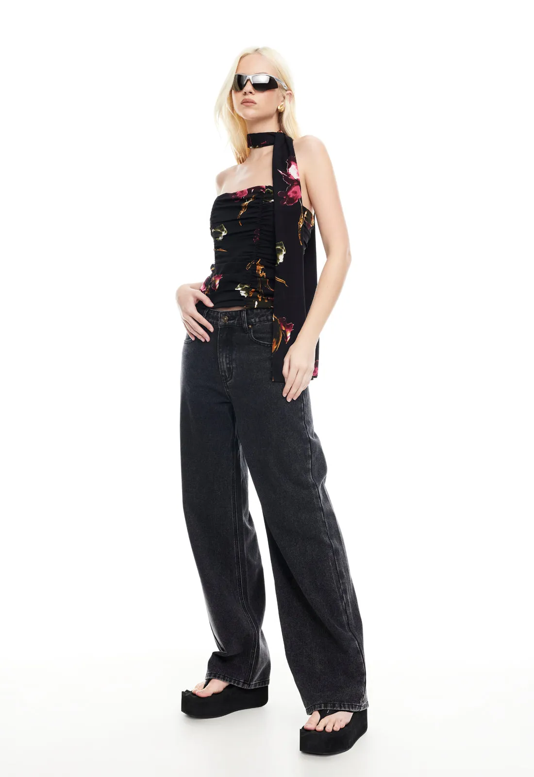 ISLAND BODICE - ONYX FLORAL sold by Lioness product image thumbnail 2