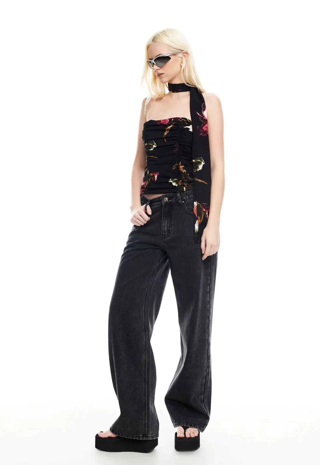 ISLAND BODICE - ONYX FLORAL sold by Lioness product image thumbnail 3