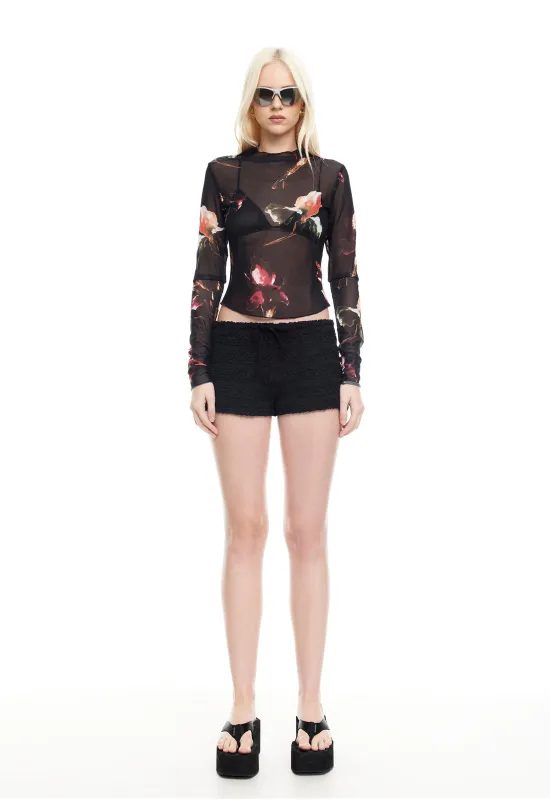 HAMPTONS LONG SLEEVE - ONYX FLORAL sold by Lioness