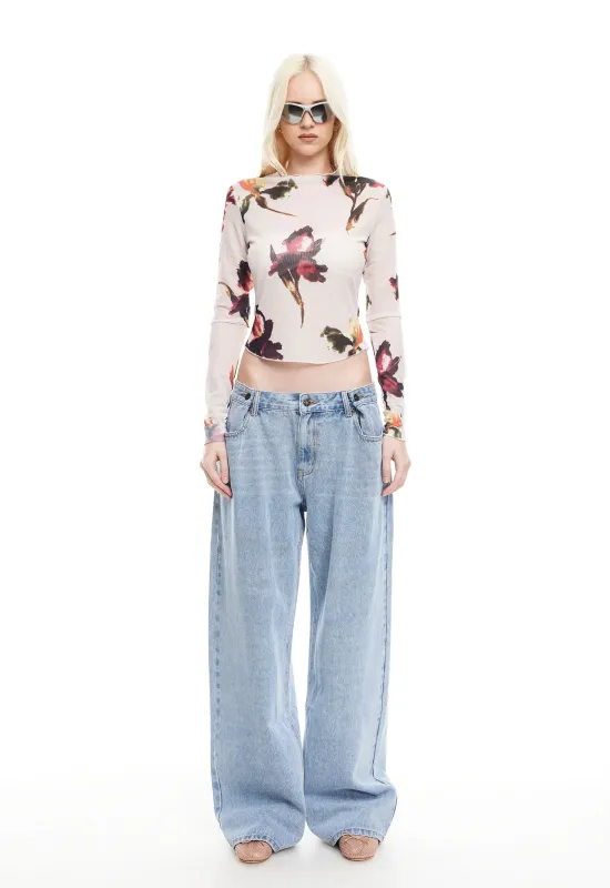 HAMPTONS LONG SLEEVE - PORCELAIN FLORAL sold by Lioness