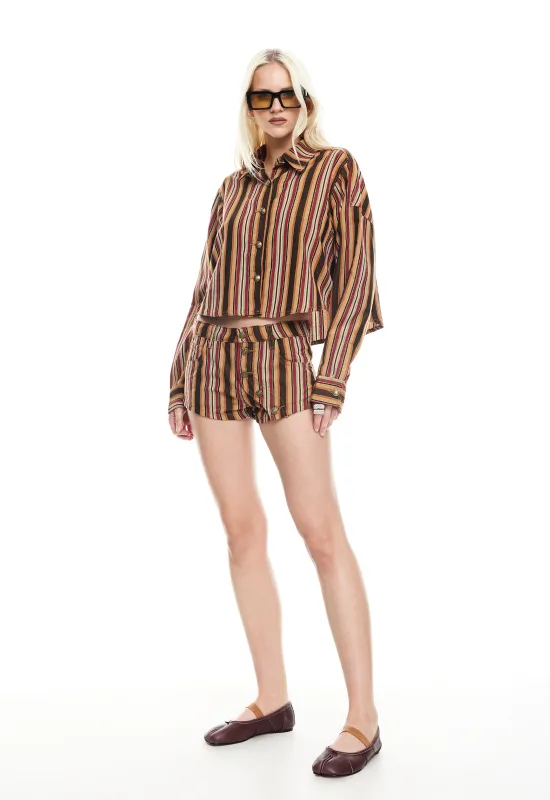 SUNDRENCHED SHIRT - VINTAGE STRIPE sold by Lioness