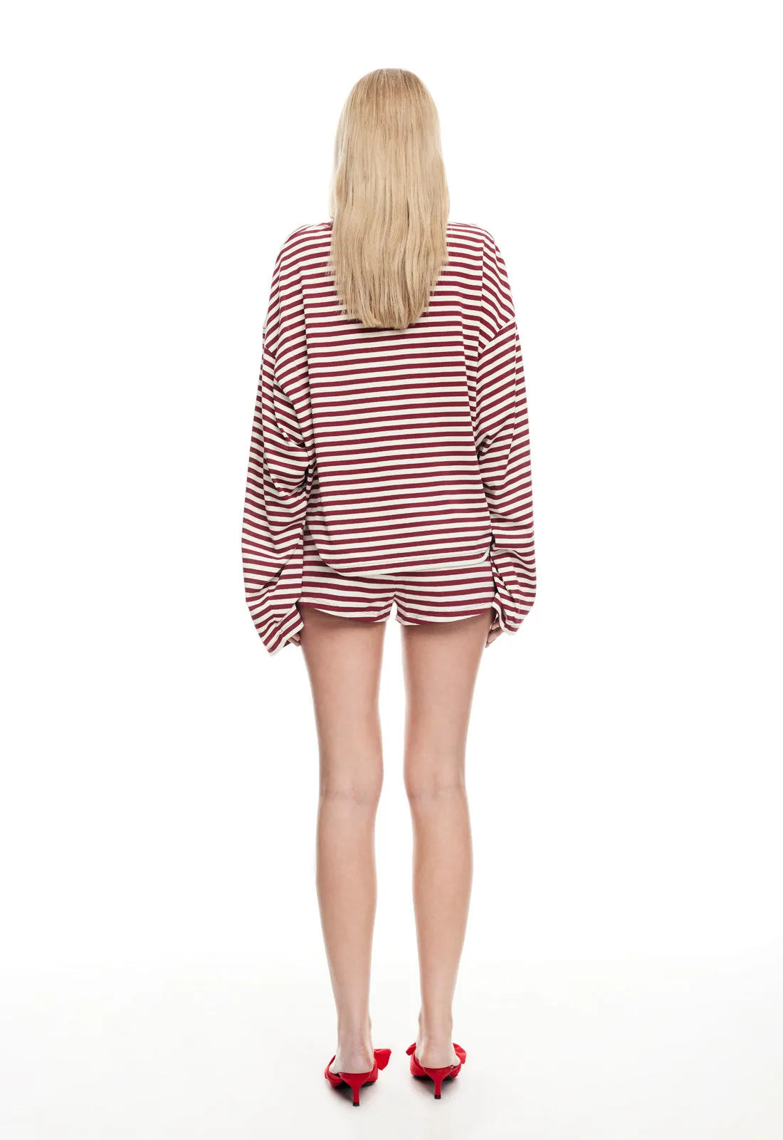 KOURT BLOOMERS - WINE STRIPE sold by Lioness product image thumbnail 4