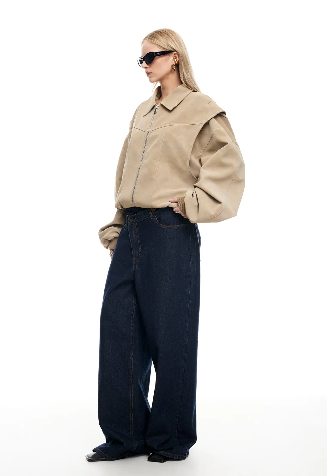 VISTA BOMBER - LATTE sold by Lioness product image thumbnail 3