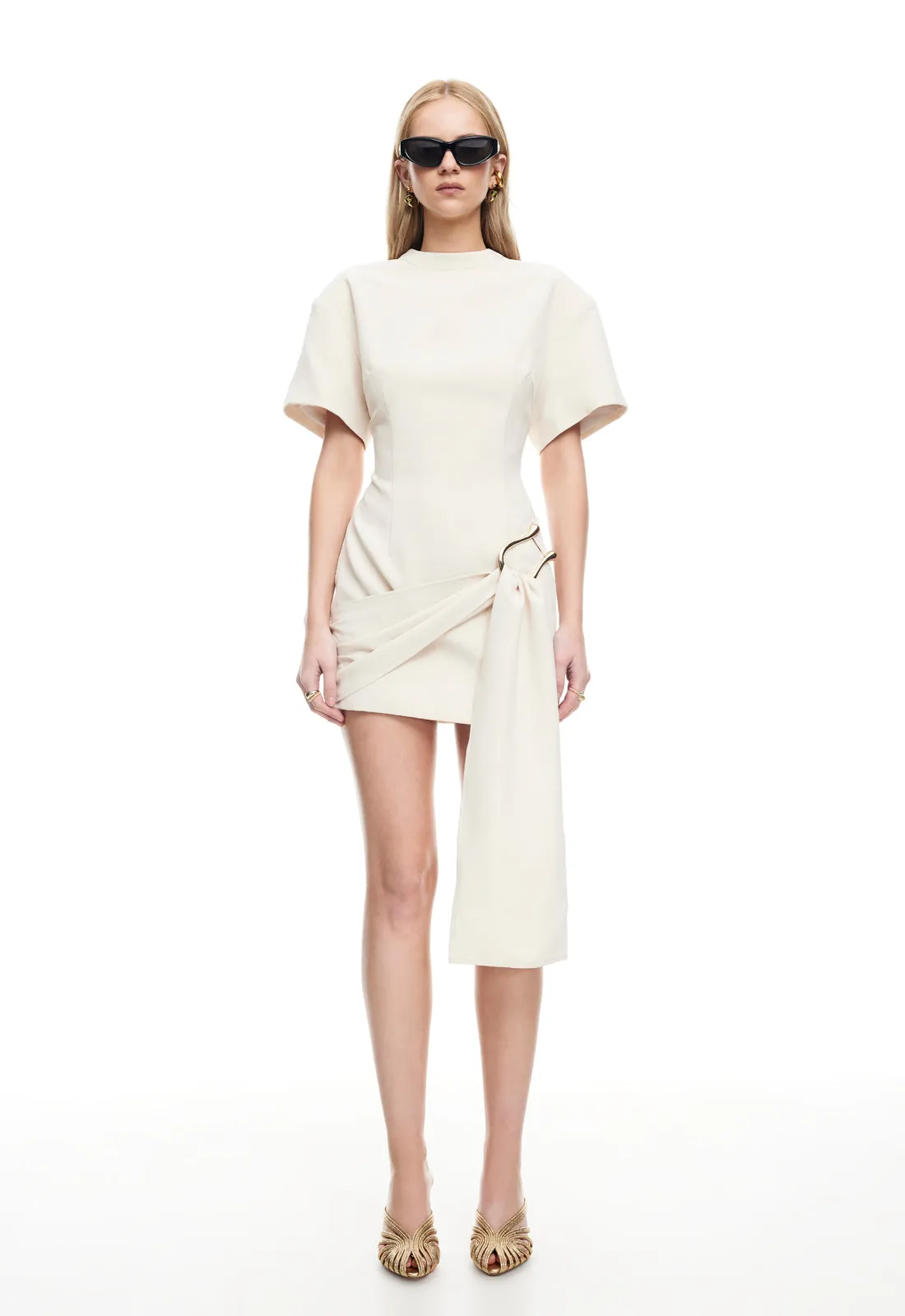 MARTINI MINI DRESS - EGGNOG sold by Lioness