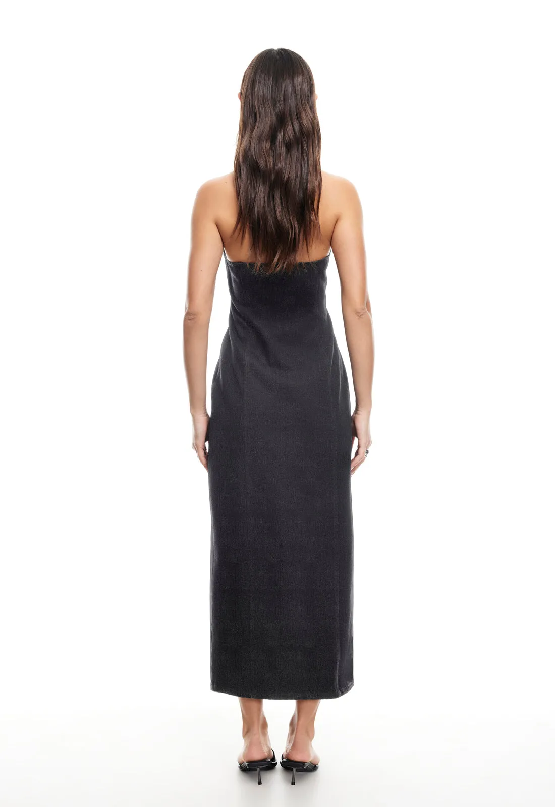 KENNY MAXI DRESS - WASHED ONYX sold by Lioness product image thumbnail 4