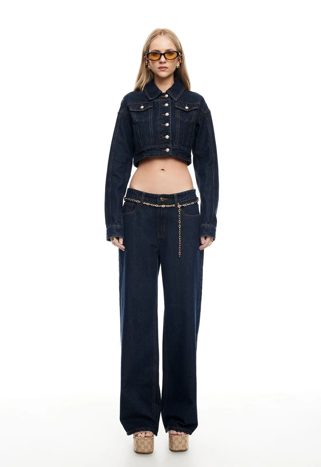 RISING JEAN - INDIGO sold by Lioness product image thumbnail 2