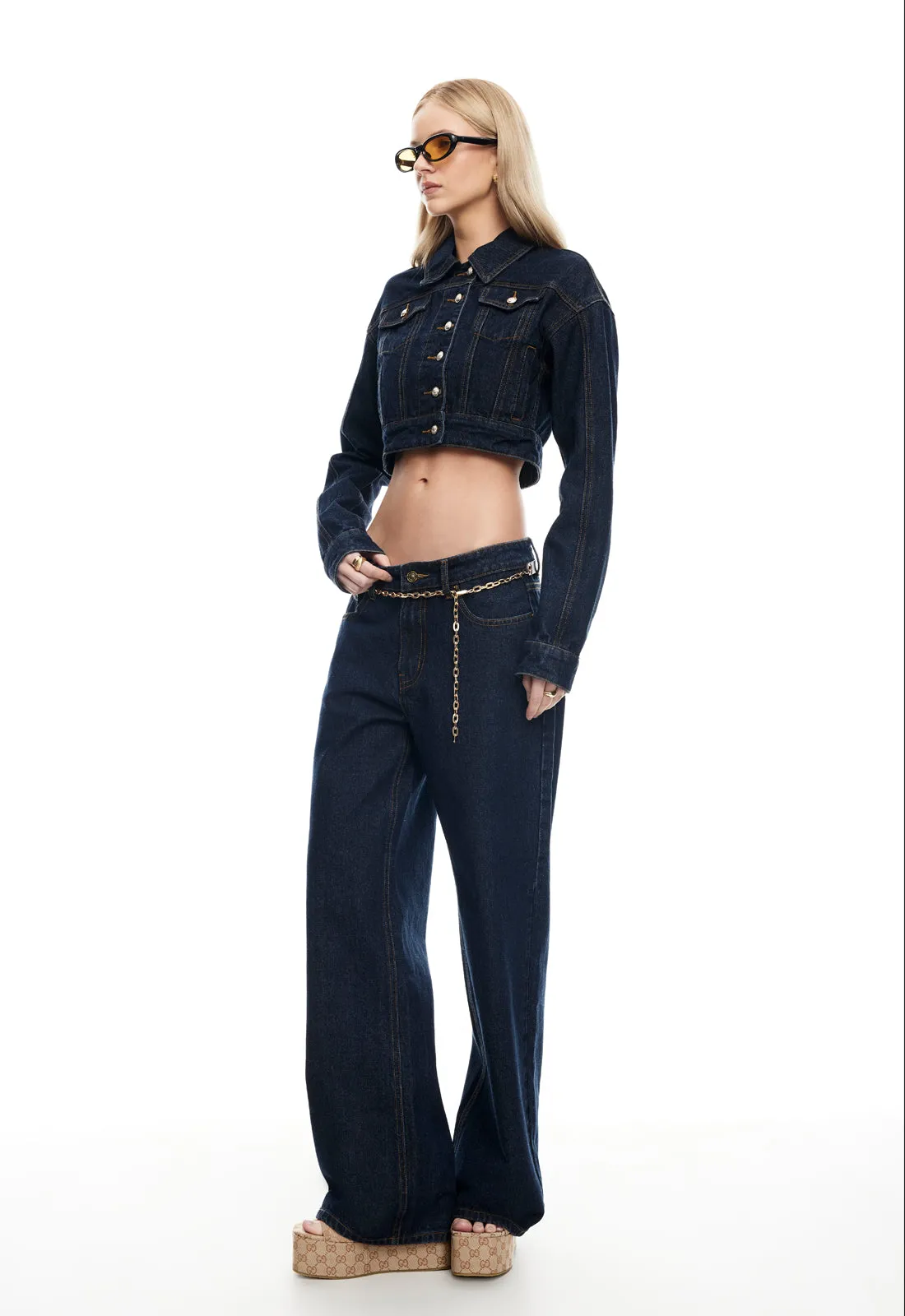 RISING JEAN - INDIGO sold by Lioness product image thumbnail 3