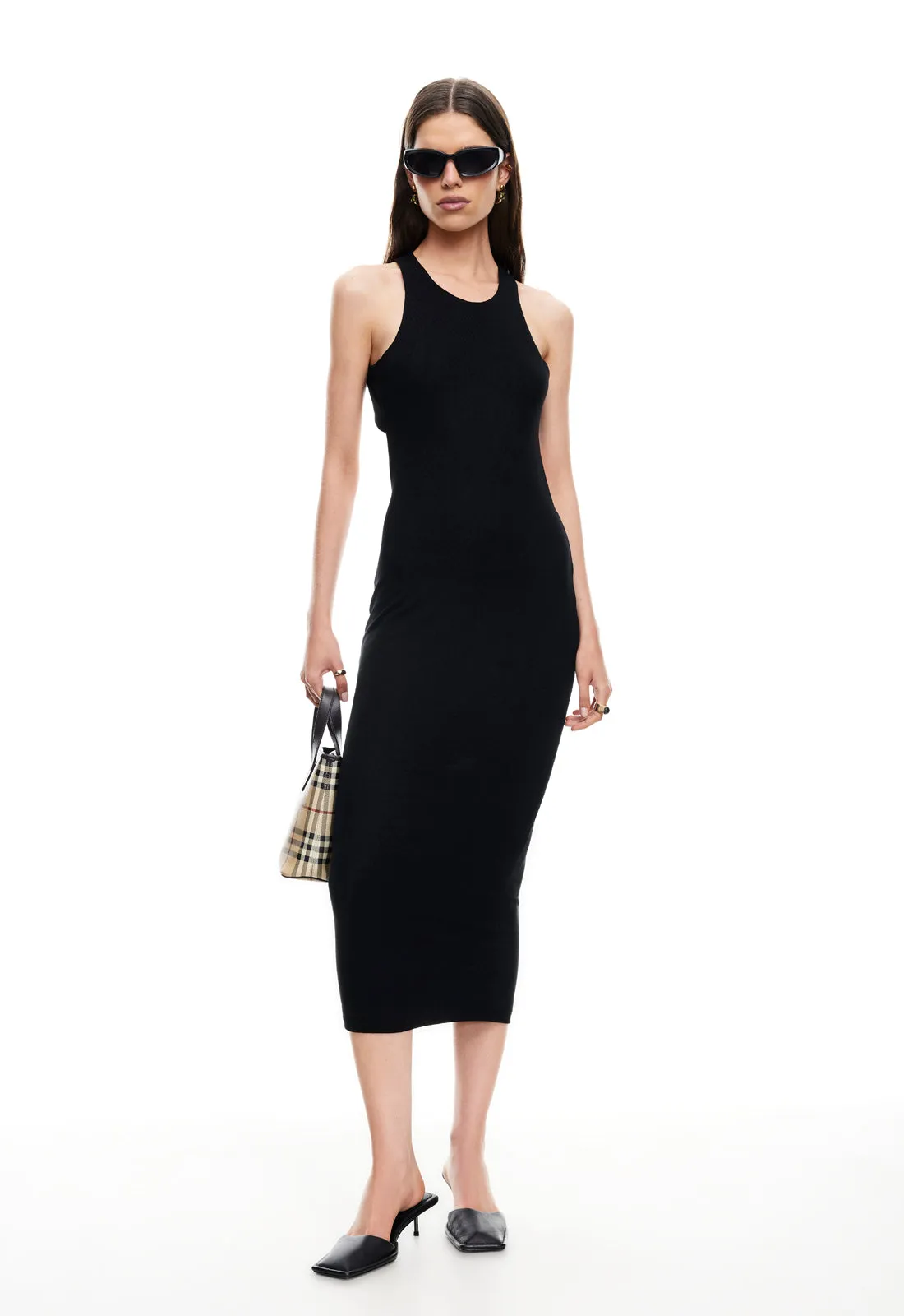 UNDONE MIDI DRESS - ONYX sold by Lioness product image thumbnail 2