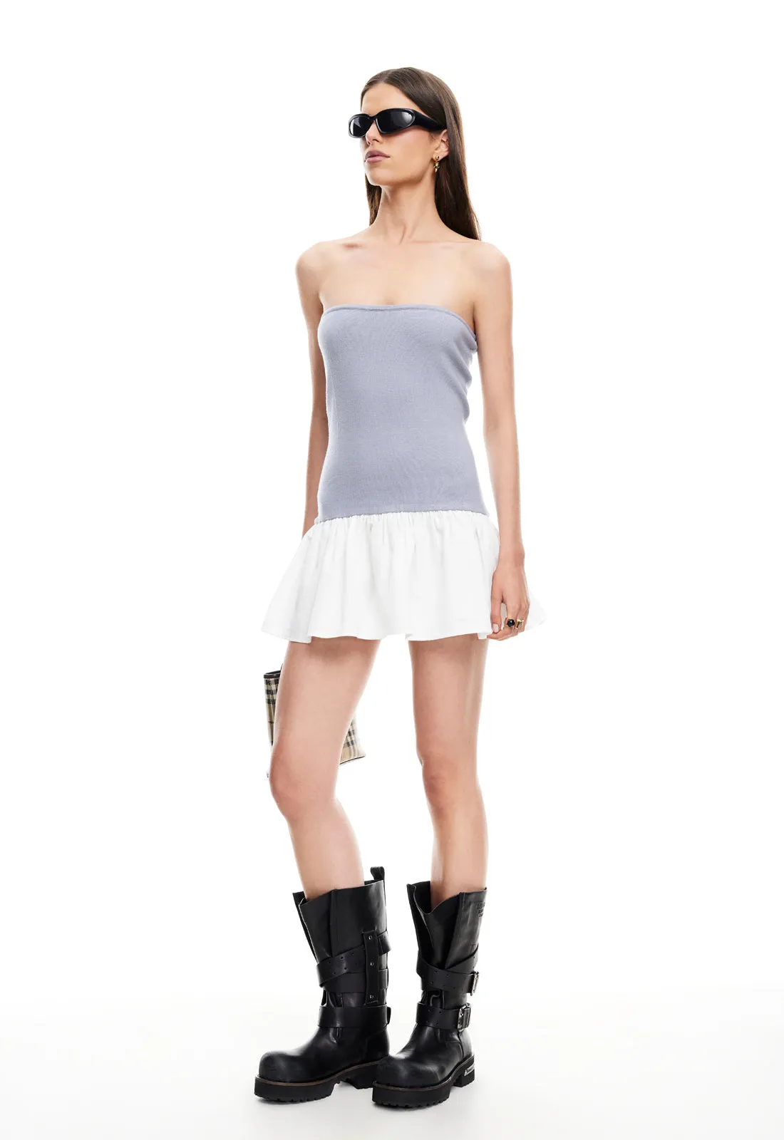 IT GIRL MINI DRESS - CLOUD sold by Lioness product image thumbnail 4