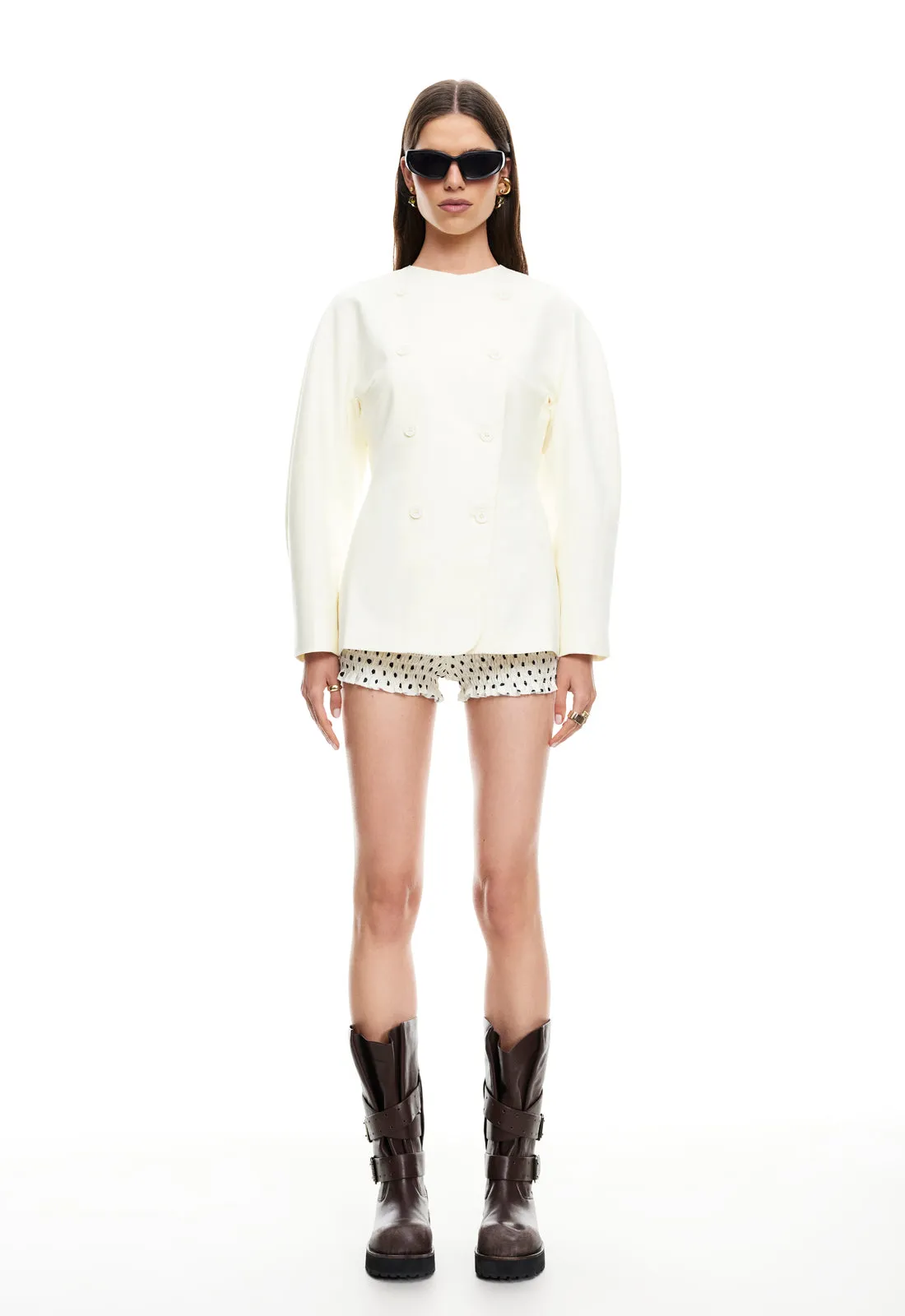 PRIMROSE BLAZER - CREAM sold by Lioness product image thumbnail 2