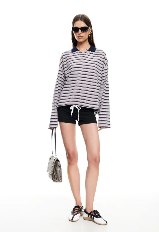 REBELS JERSEY  - NOIR STRIPE sold by Lioness