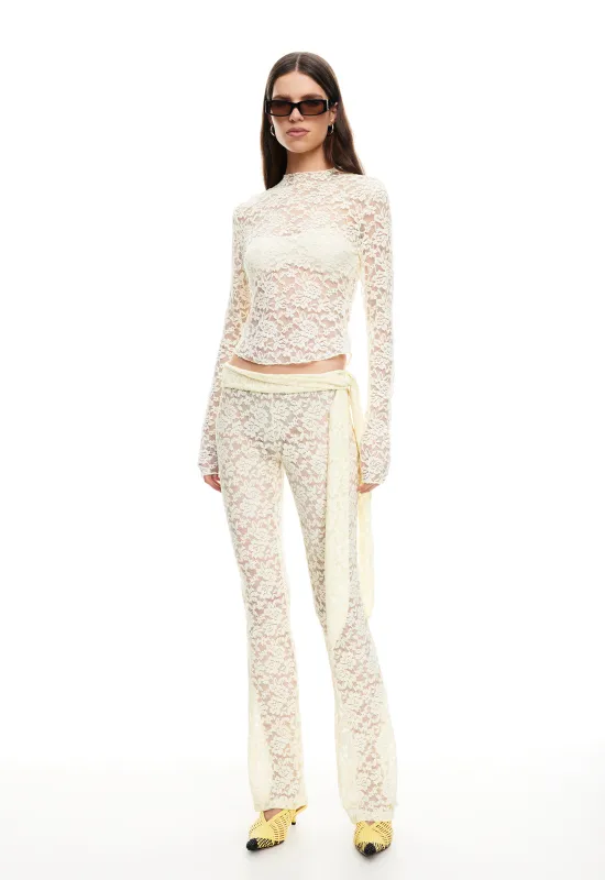BUTTERFLY PANT - LEMONTINI LACE sold by Lioness