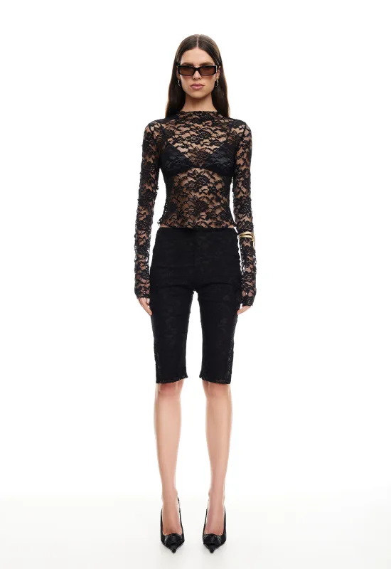 HAMPTONS LONG SLEEVE - NOIR sold by Lioness