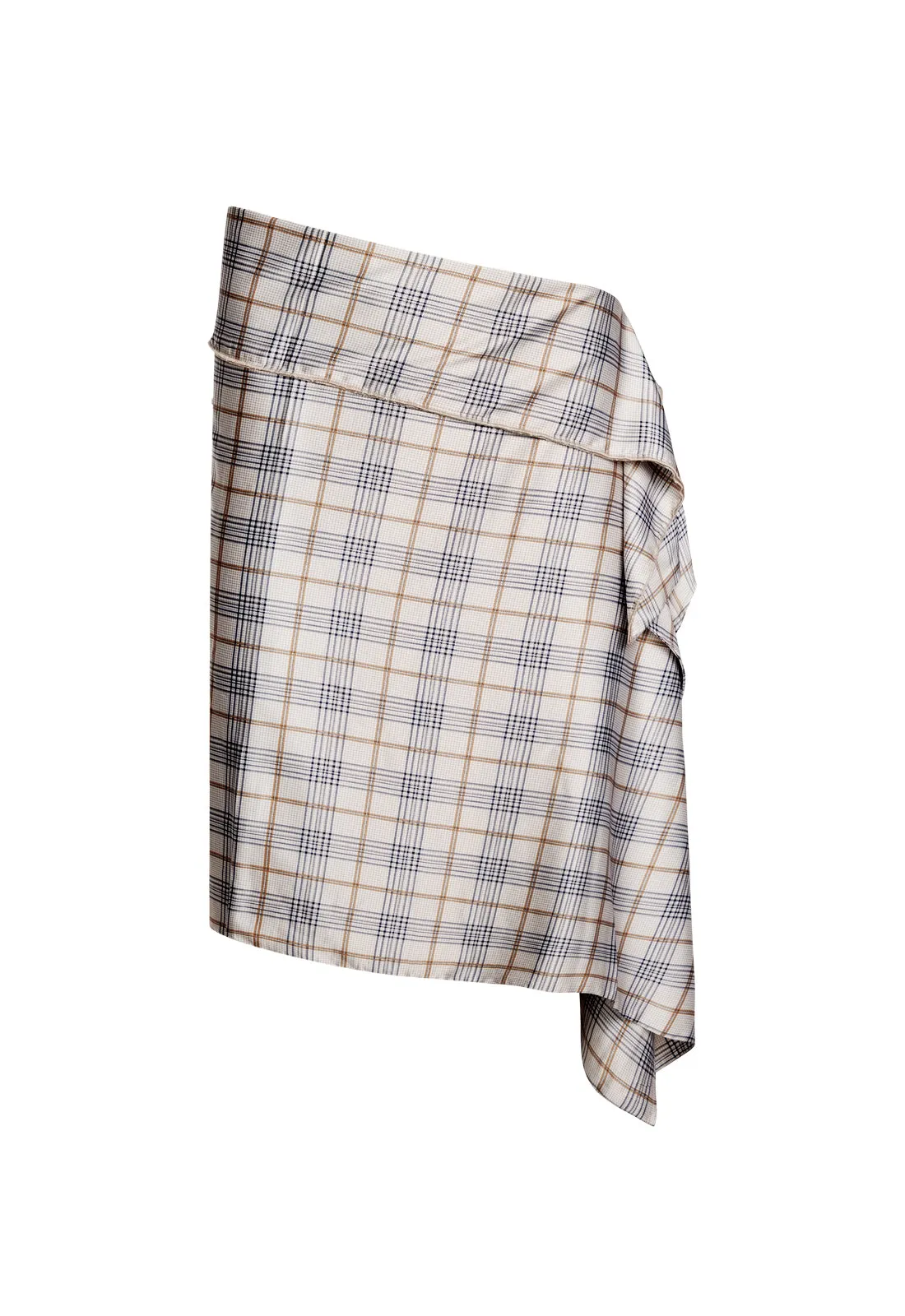 ALLURE MIDI SKIRT - BEIGE PLAID sold by Lioness product image thumbnail 2