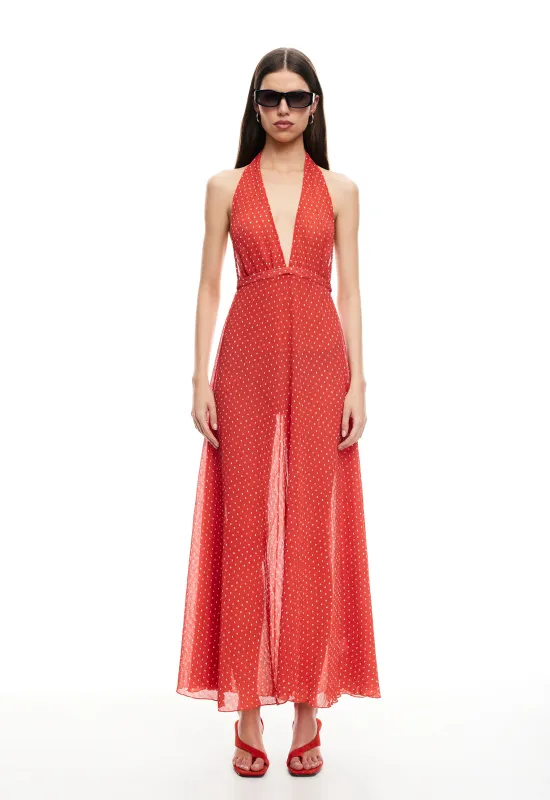 DISTRICT MAXI - TOMATO POLKA sold by Lioness