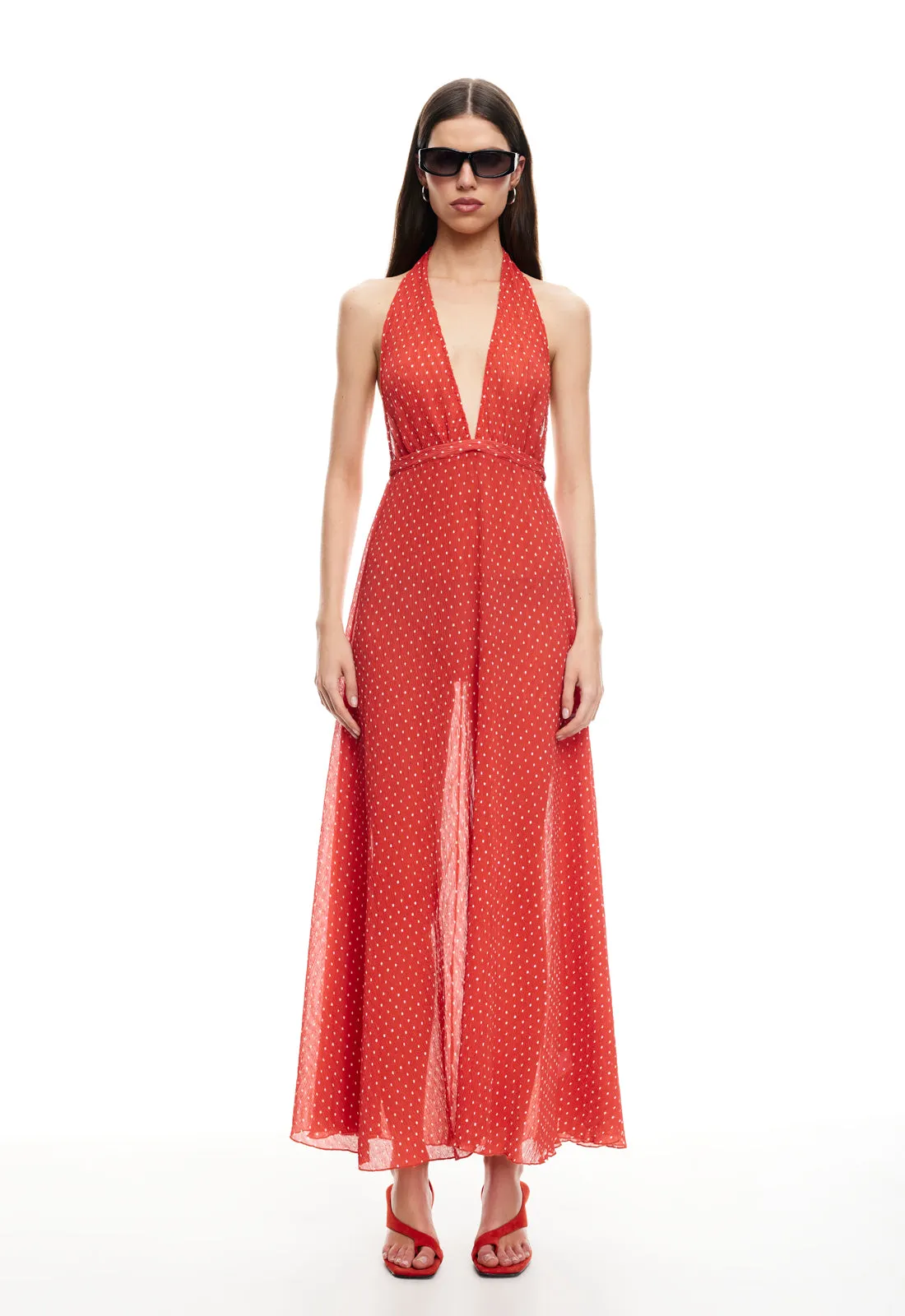 DISTRICT MAXI - TOMATO POLKA sold by Lioness