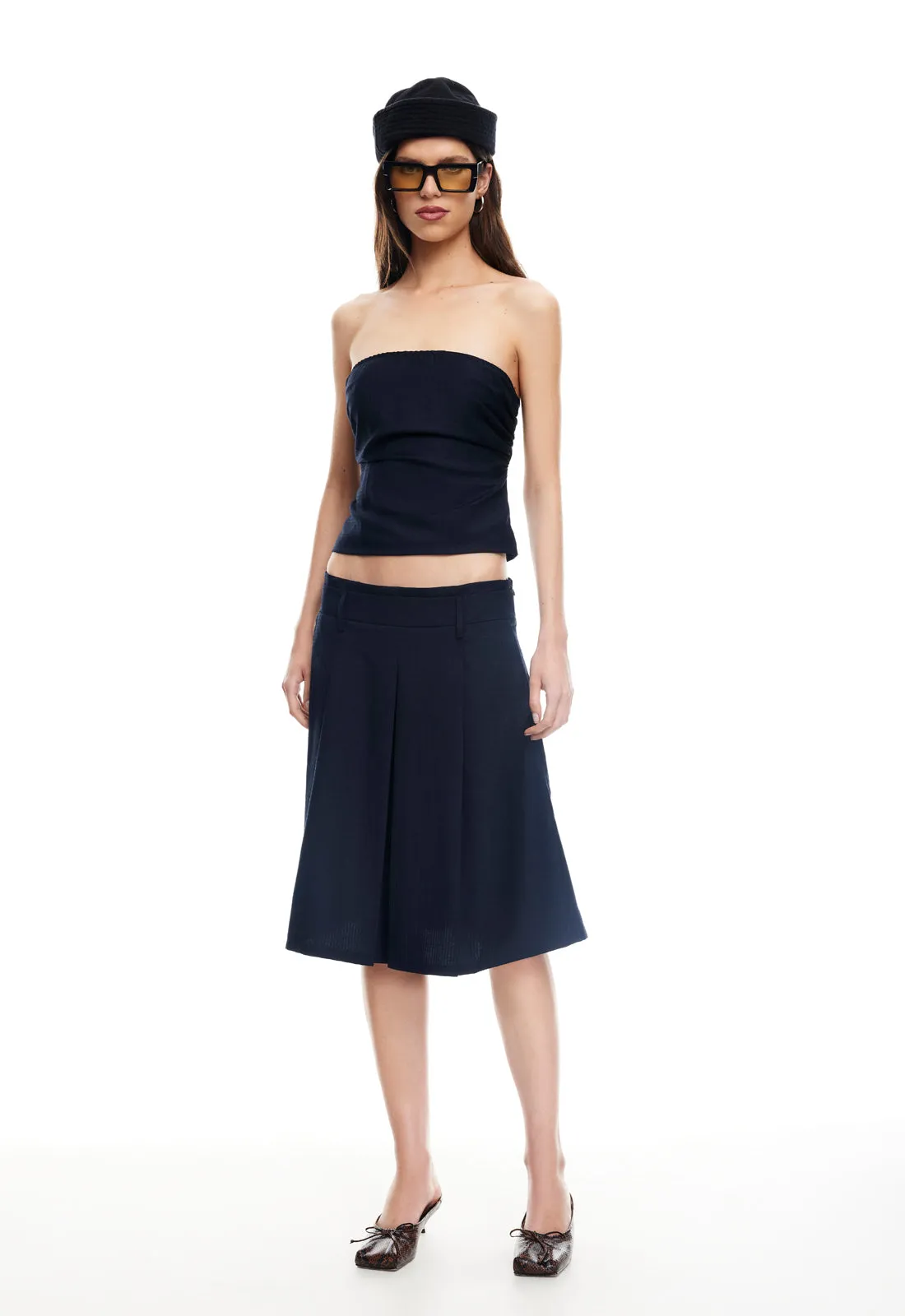 WILD WEST MIDI - MIDNIGHT PLAID sold by Lioness