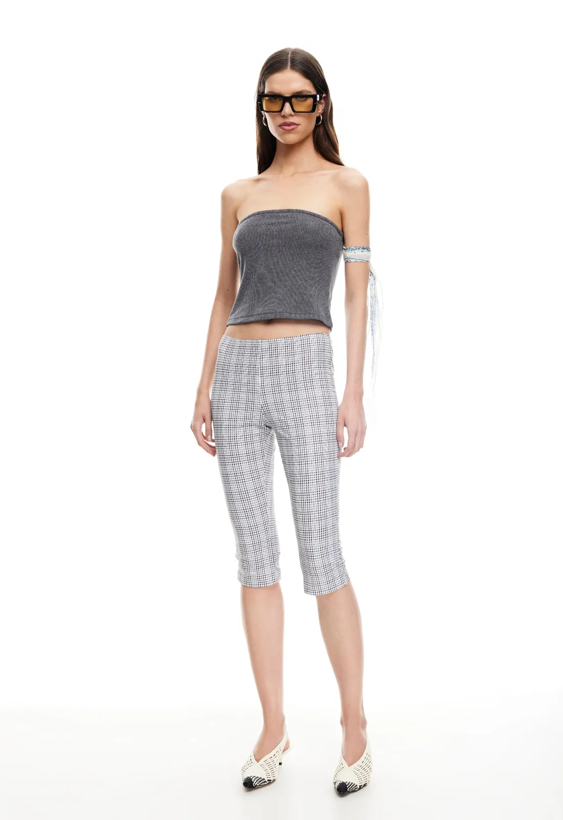 SWAY STRAPLESS TOP - ASH sold by Lioness product image thumbnail 3