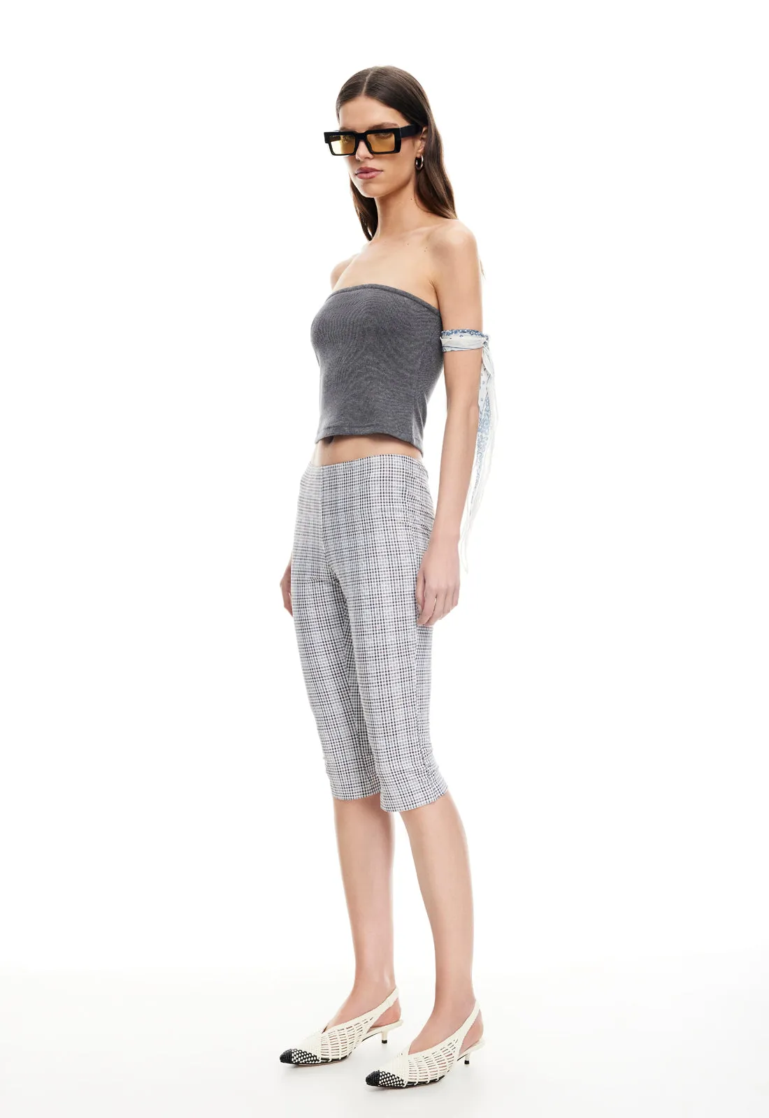 SWAY STRAPLESS TOP - ASH sold by Lioness product image thumbnail 4