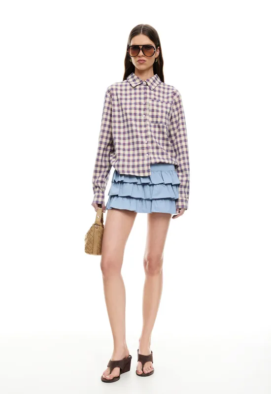 SOLSTICE MINI SKORT - SLATE BLUE sold by Lioness