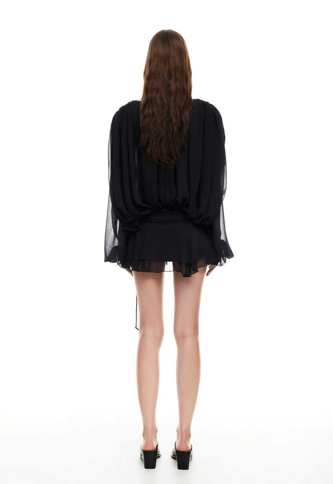 ELEMENTS MINI DRESS - NOIR sold by Lioness product image thumbnail 5