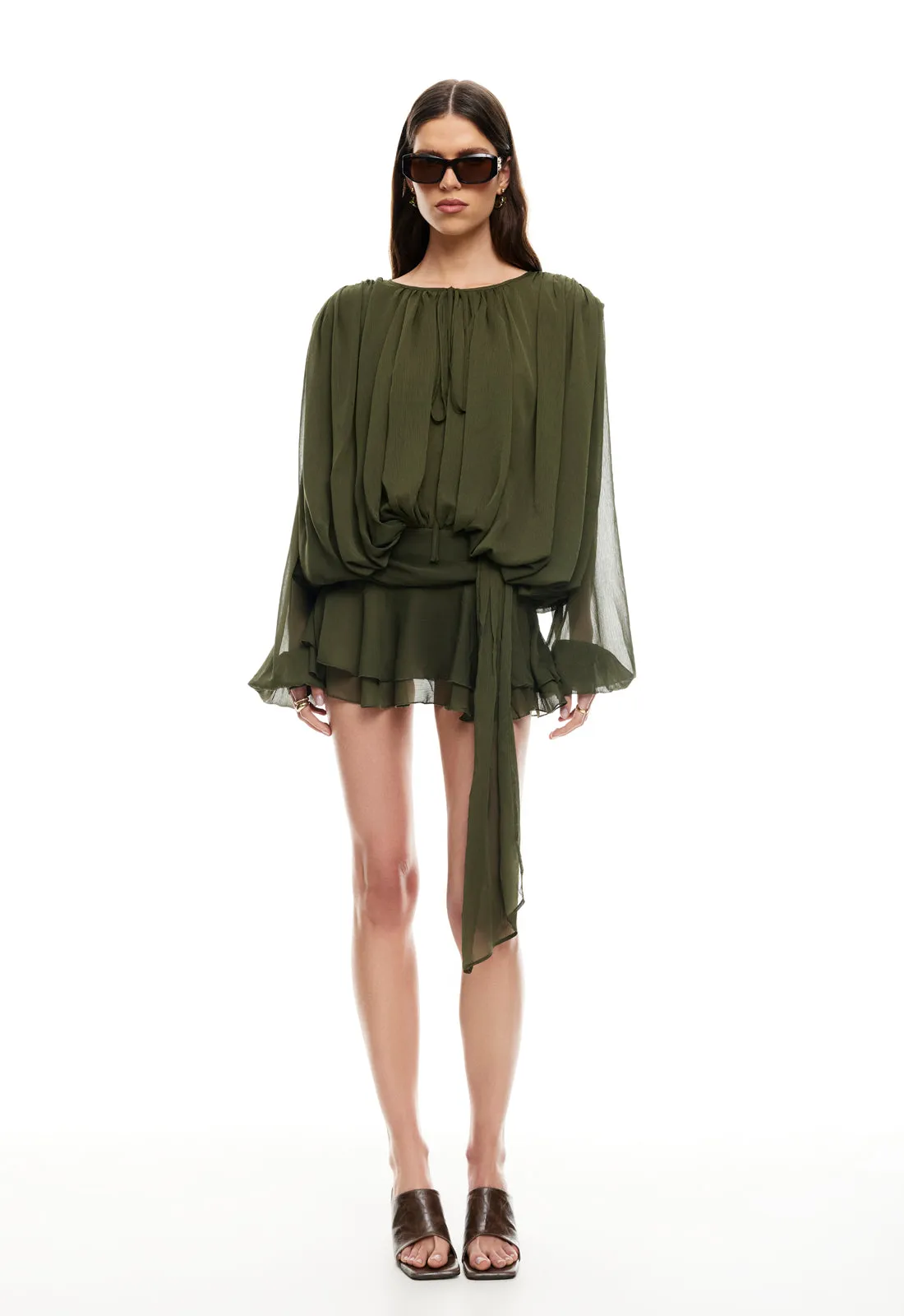 ELEMENTS MINI DRESS - SAFARI sold by Lioness