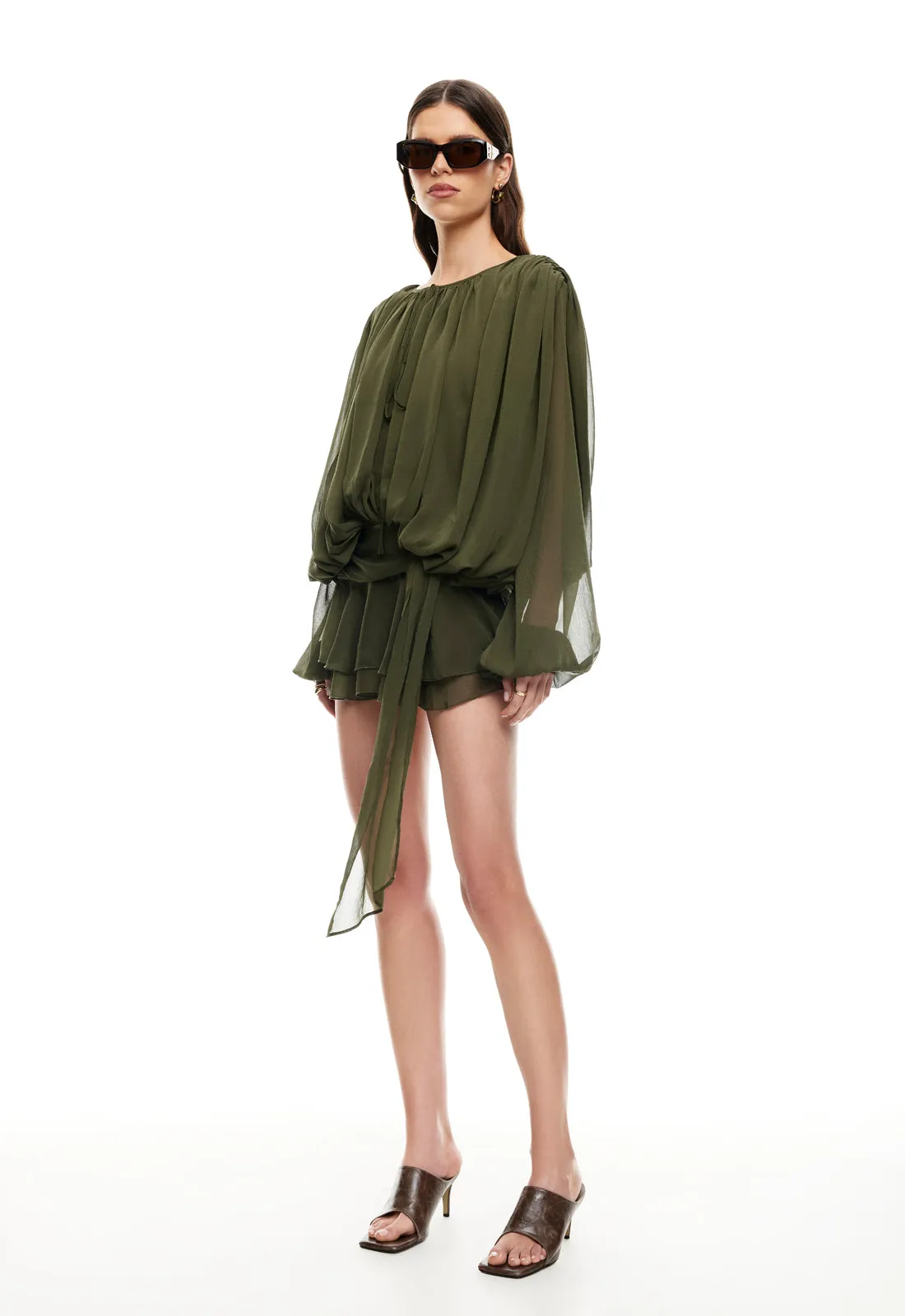 ELEMENTS MINI DRESS - SAFARI sold by Lioness product image thumbnail 3