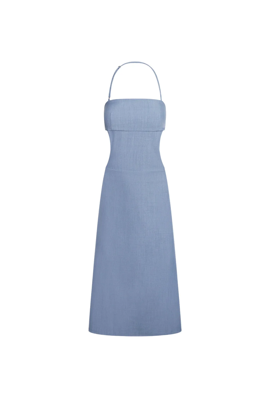 MOONLIT MIDI DRESS - SLATE BLUE sold by Lioness product image thumbnail 2