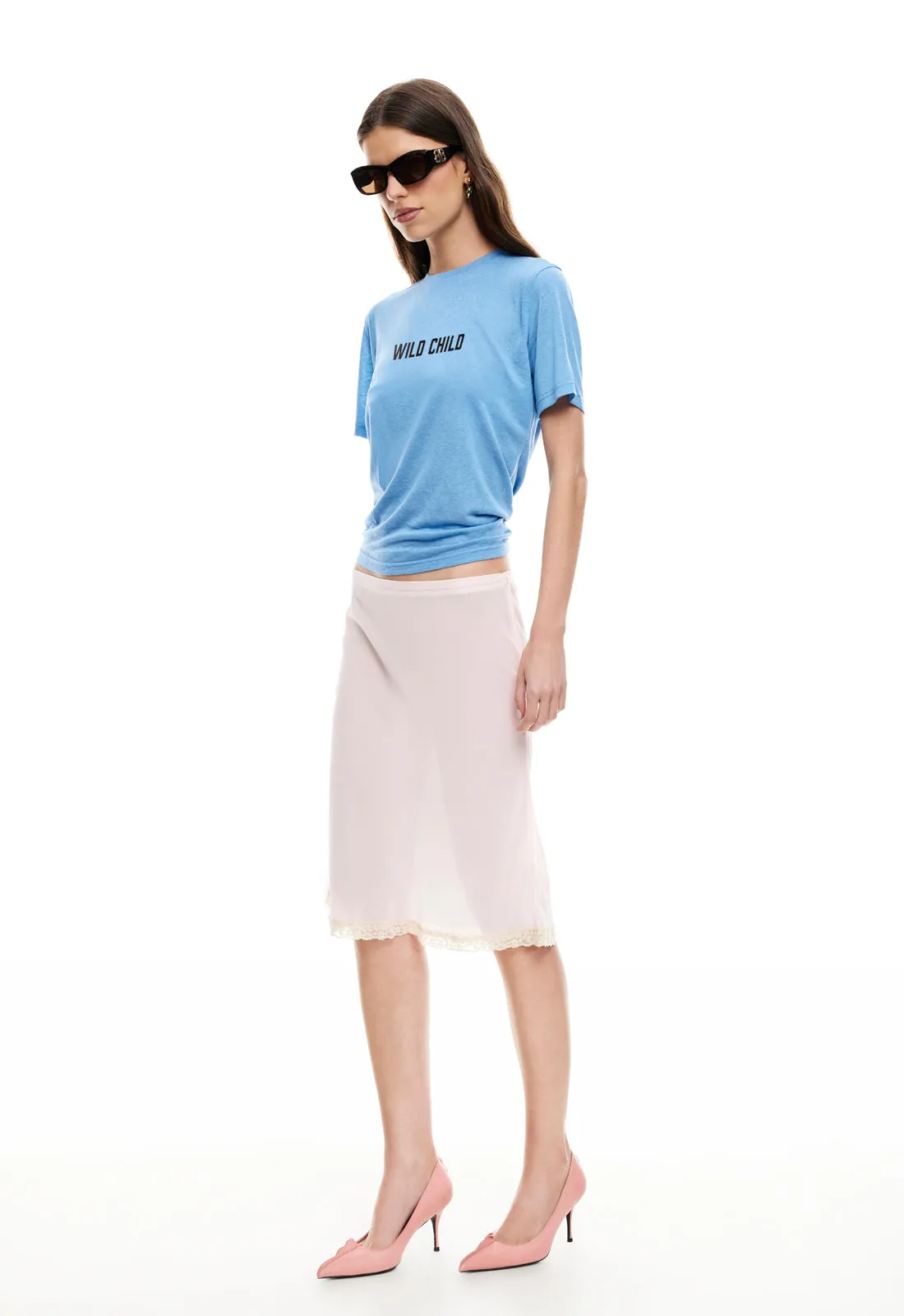 SHORELINE MIDI SKIRT - SUNSET sold by Lioness product image thumbnail 4