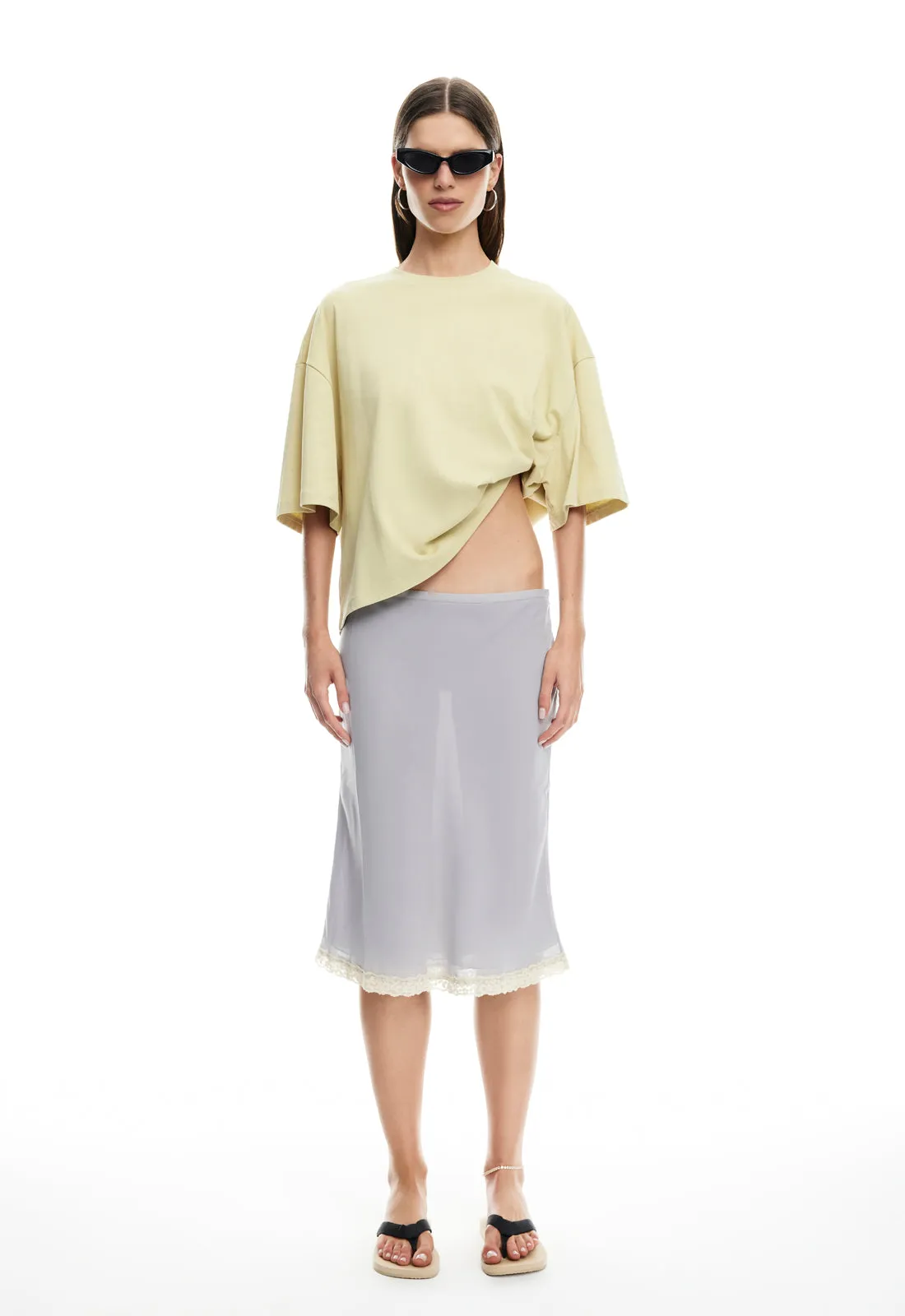 BLOOM SHORT SLEEVE - BEIGE sold by Lioness product image thumbnail 3