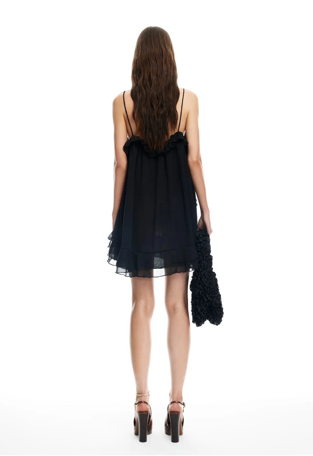 ETHEREAL MINI DRESS - OBSIDIAN sold by Lioness product image thumbnail 4