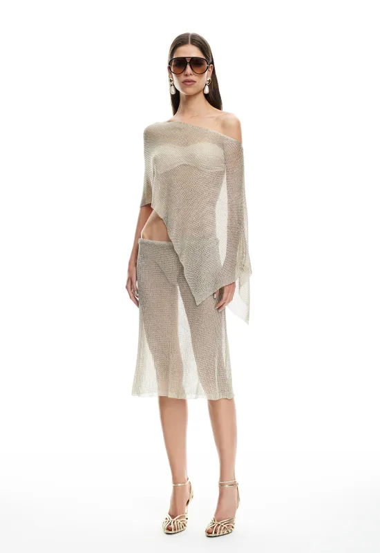 LUMINOUS PONCHO - TOPAZ sold by Lioness