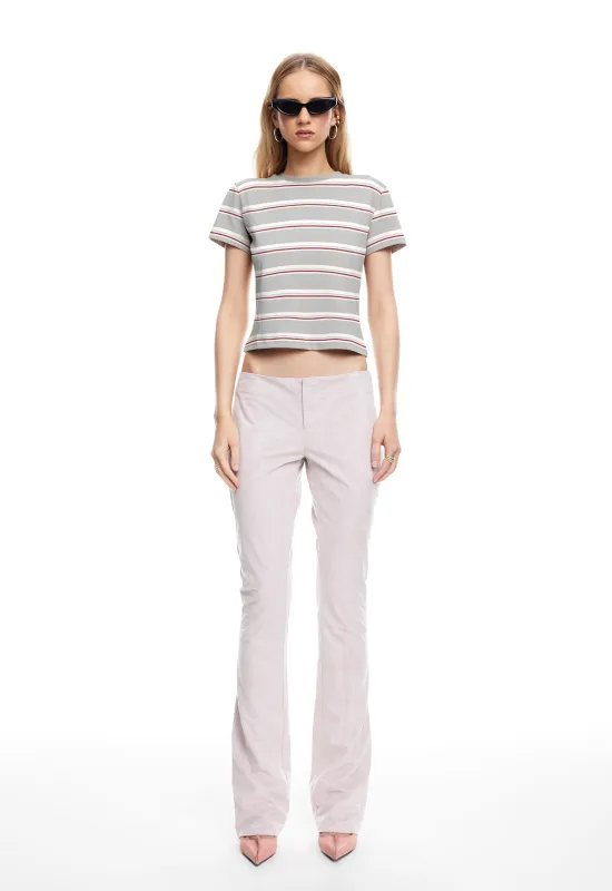 LOFT STRIPE TEE - ASH sold by Lioness