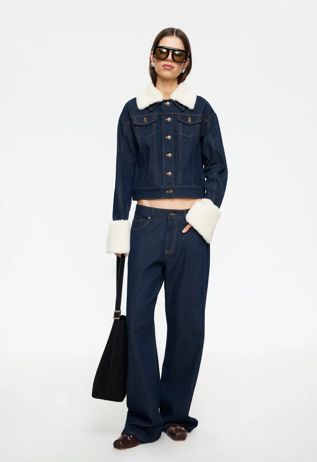 PEAK JEAN - INDIGO sold by Lioness product image thumbnail 2