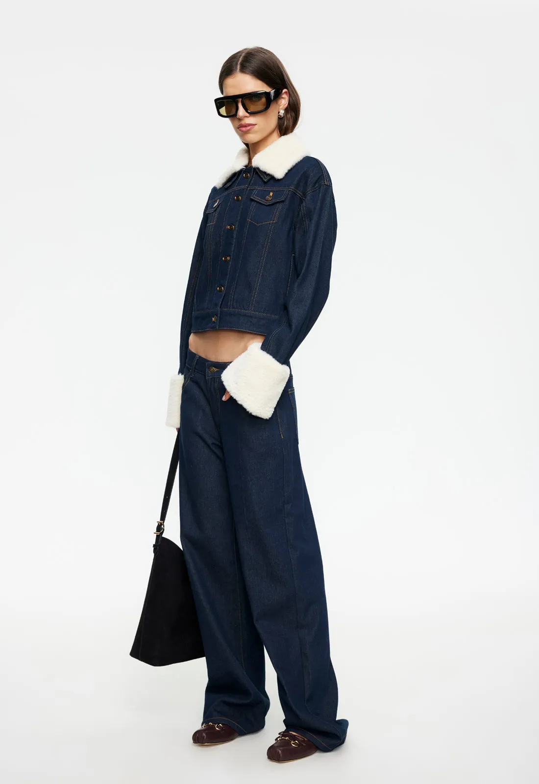 PEAK JEAN - INDIGO sold by Lioness product image thumbnail 3