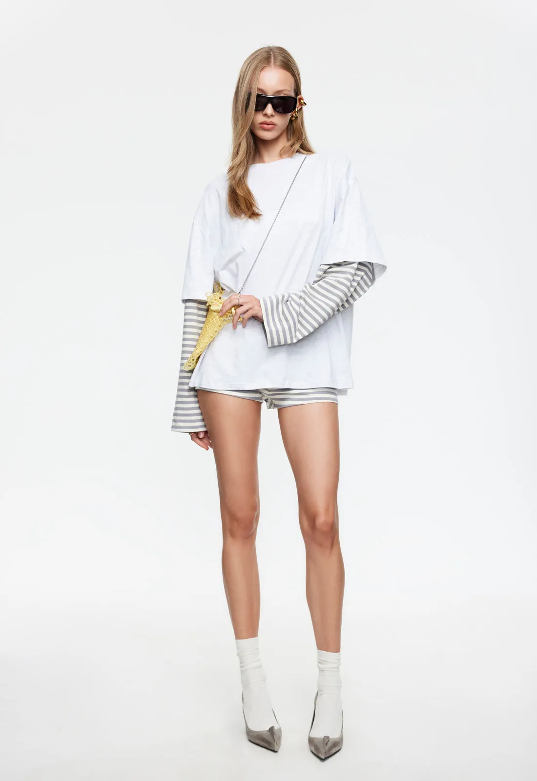 BOTTEGA SHIRT - ASH STRIPE sold by Lioness product image thumbnail 3