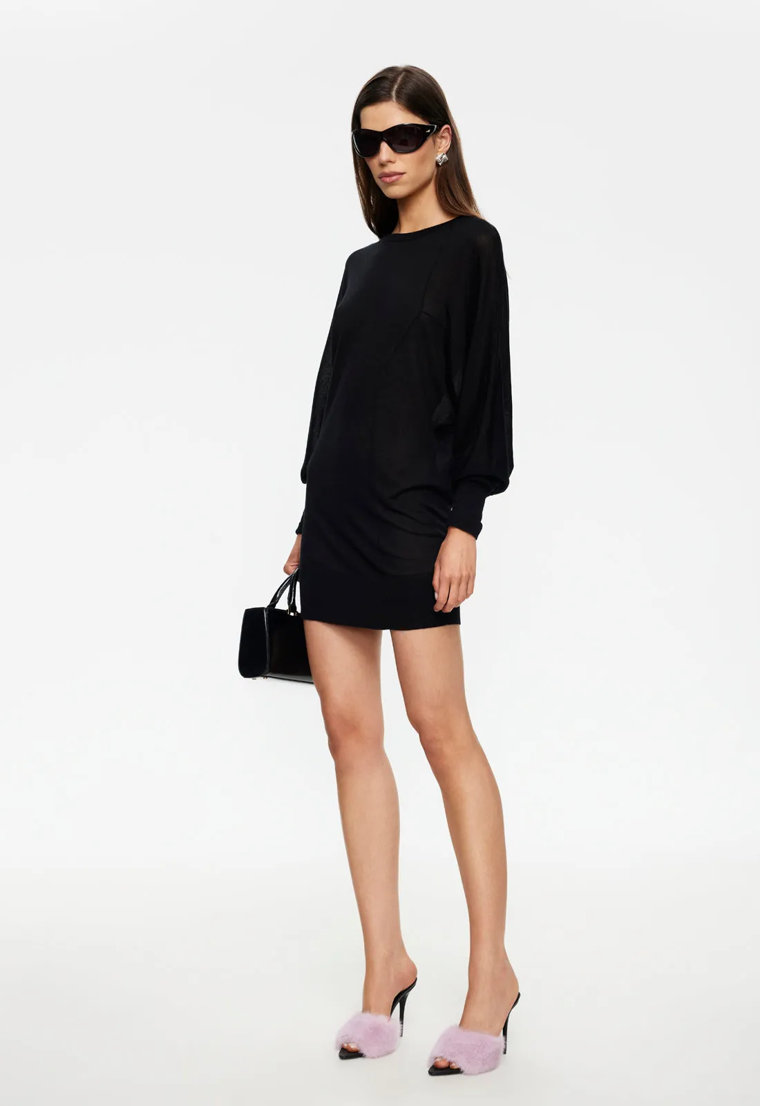 BELLISSIMO MINI DRESS - NOIR sold by Lioness product image thumbnail 3