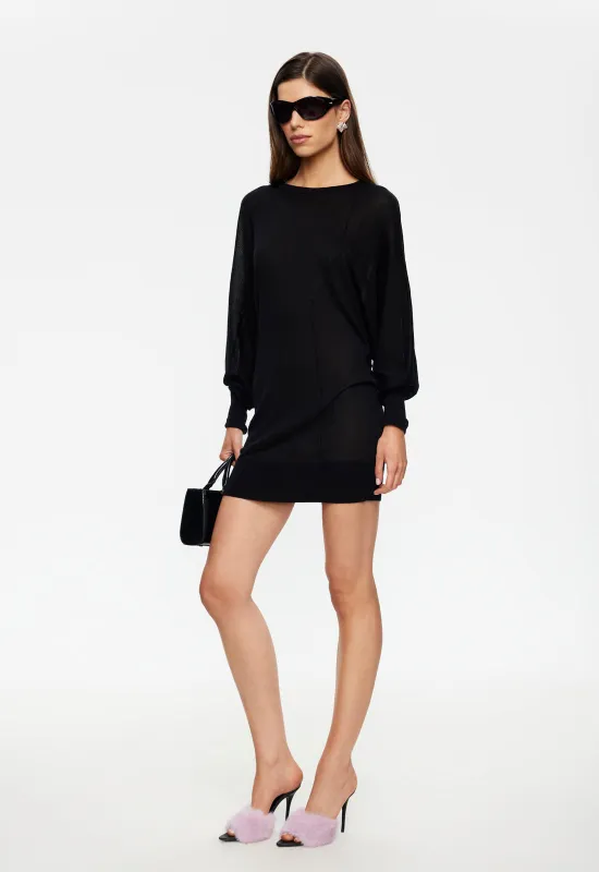 BELLISSIMO MINI DRESS - NOIR made by Lioness