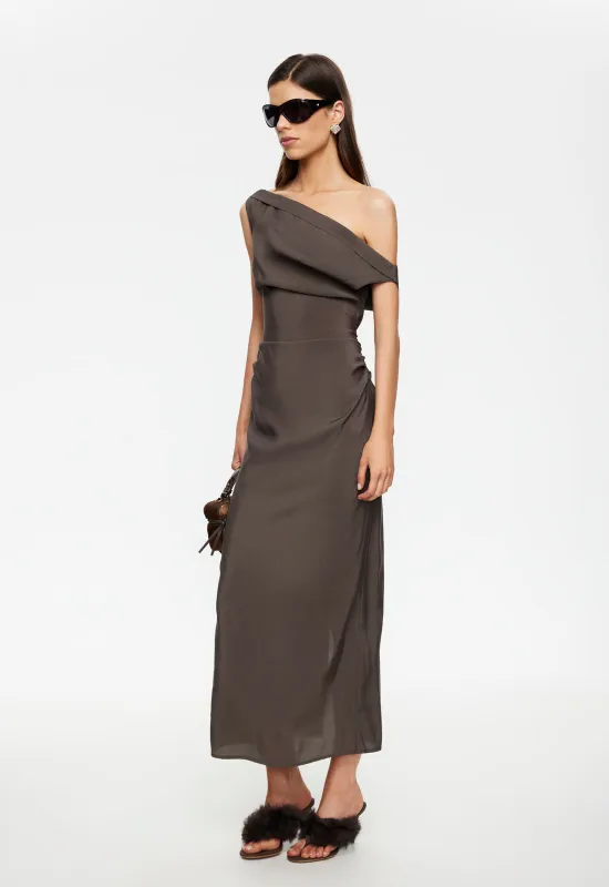 SWEETHEART MAXI DRESS - COCOA made by Lioness