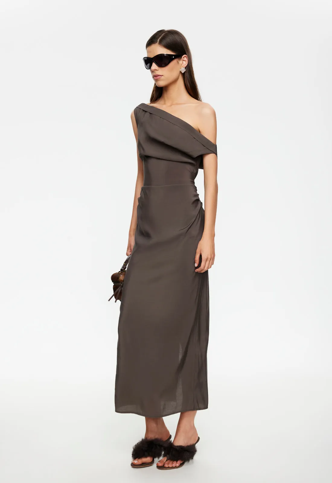 SWEETHEART MAXI DRESS - COCOA sold by Lioness