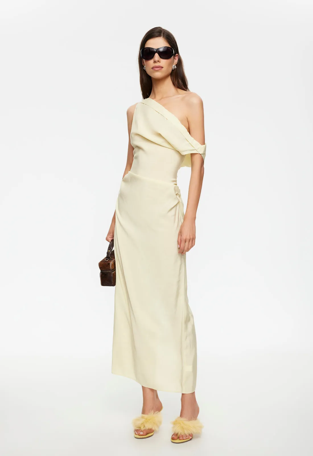 SWEETHEART MAXI DRESS - LEMON sold by Lioness