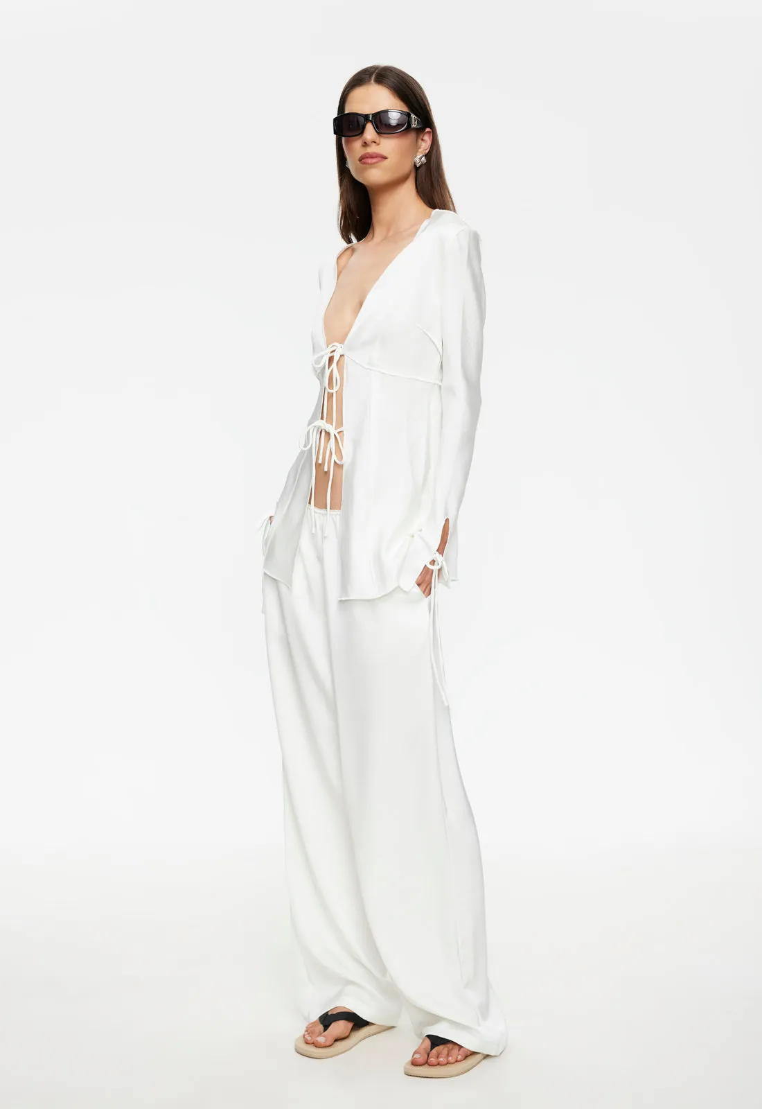 VEIL LONG SLEEVE - PORCELAIN sold by Lioness product image thumbnail 3