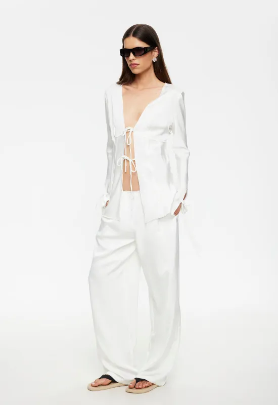 VEIL LONG SLEEVE - PORCELAIN made by Lioness