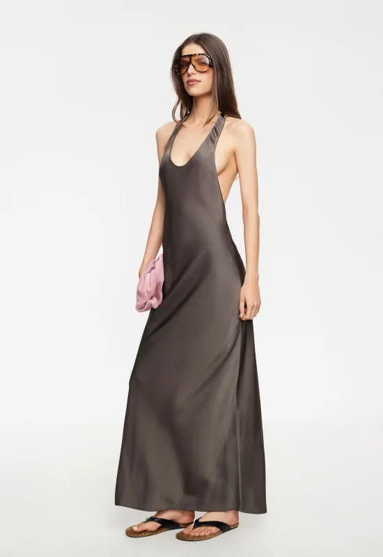 BARE MAXI DRESS - MOCCA made by Lioness