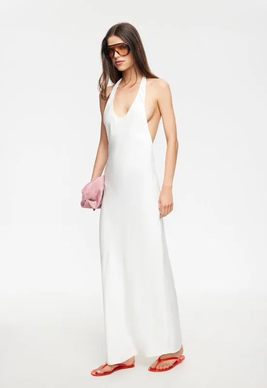 BARE MAXI DRESS - PORCELAIN made by Lioness
