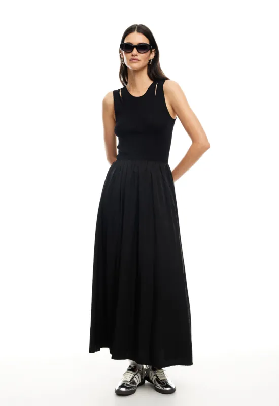 PIROUETTE MAXI DRESS - ONYX made by Lioness