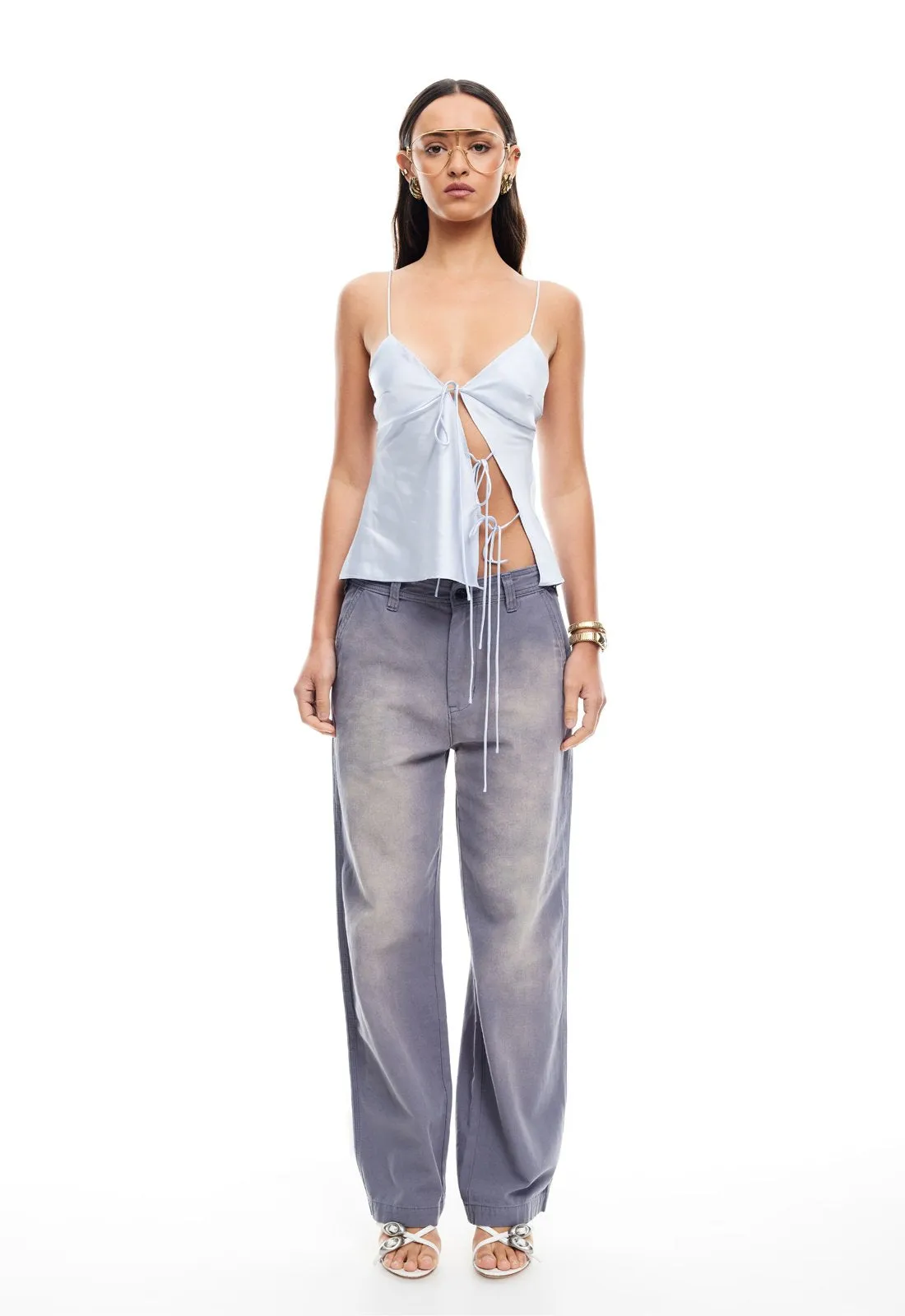 MARIAH CAMI - PALE BLUE sold by Lioness