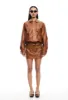 KENNY BOMBER - TAN sold by Lioness