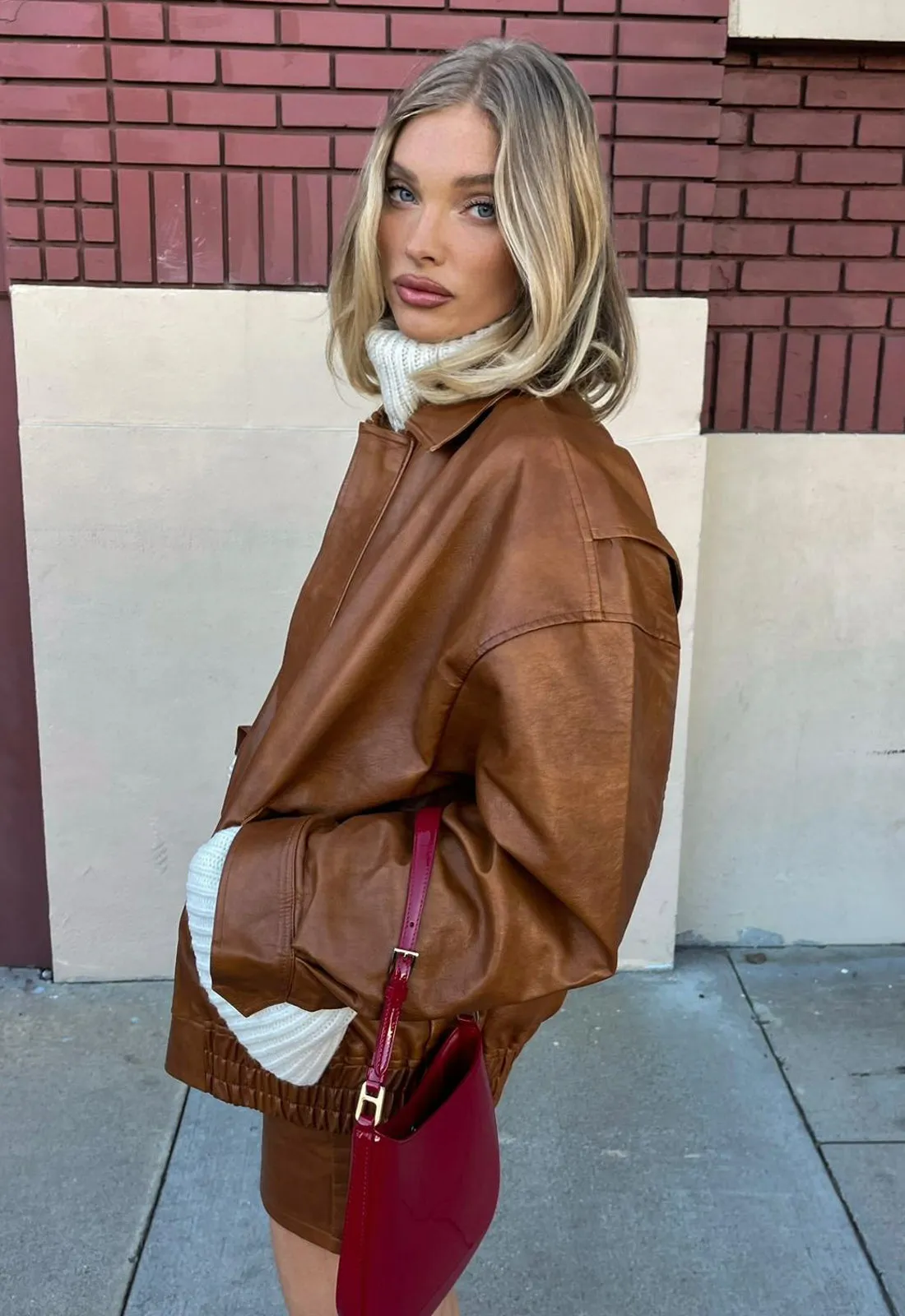 KENNY BOMBER - TAN sold by Lioness product image thumbnail 3